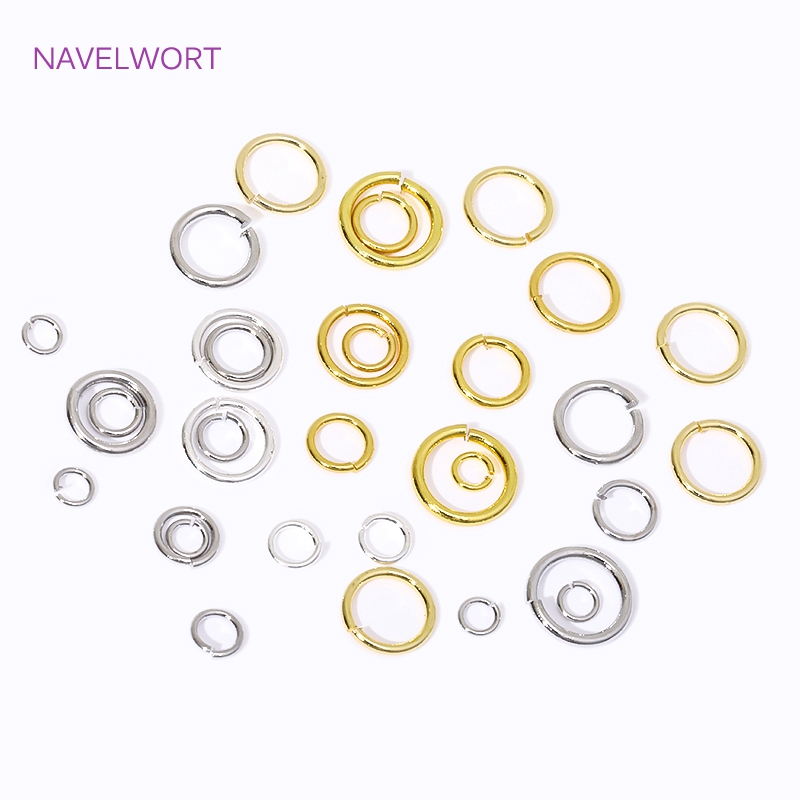 Gold Plated Ring - 14K/18K Gold Plated Split Ring Open