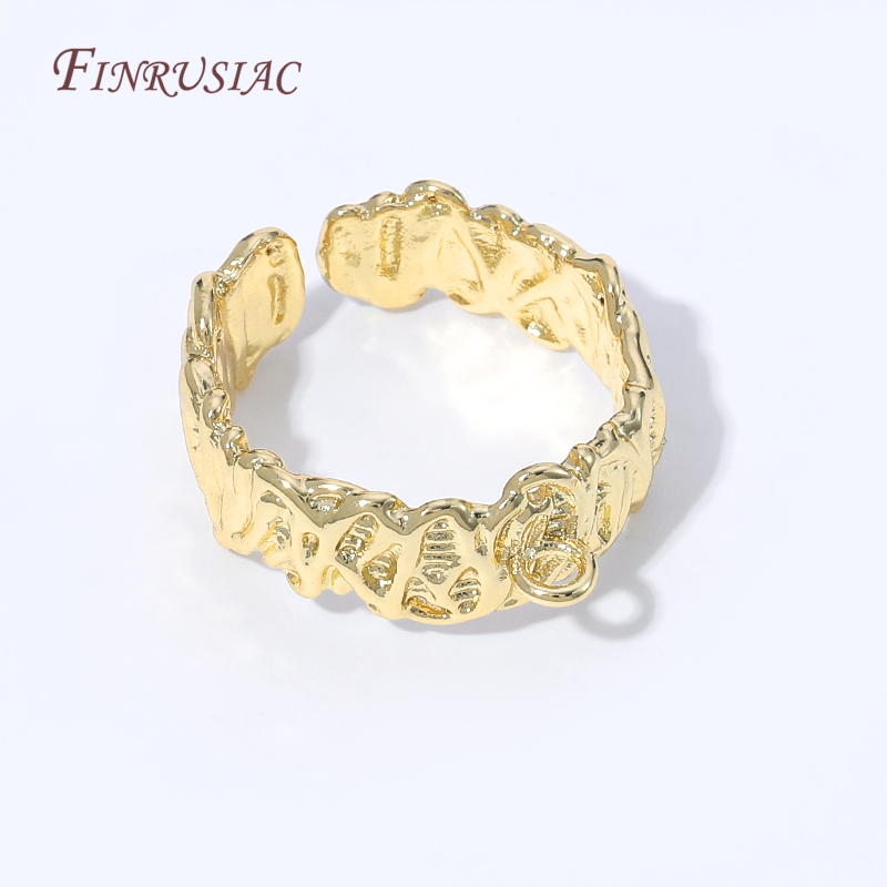 Gold Plated Ring - 18K Gold Plated Open Adjustable Ring