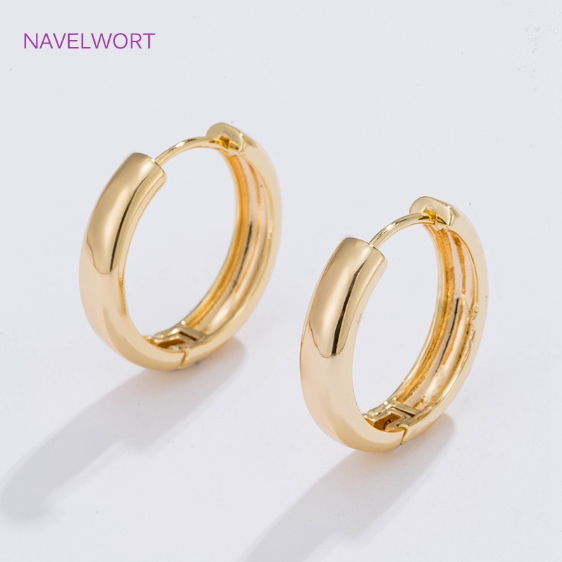 Gold Plated Ring - 6 Sizes Gold Plated Circle Hoop