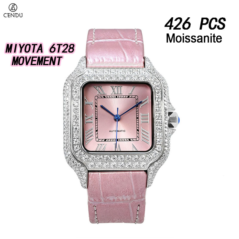 Vvs Jewelry Watches - VVS Moissanite Diamond Watches for Men