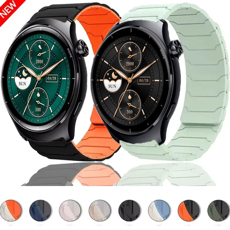 A1 Watches & Jewelry New York Photos - 22mm Sport Magnetic Silicone Bracelet For