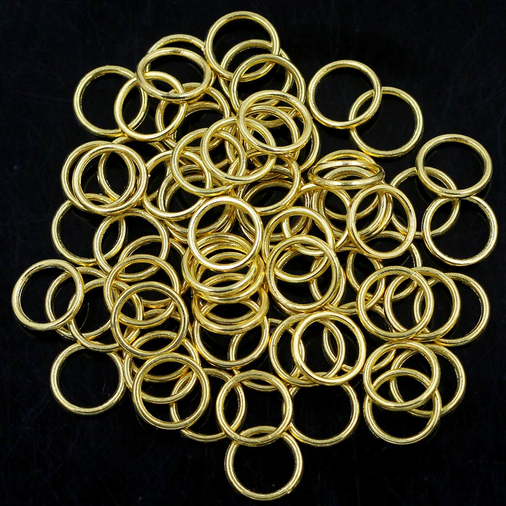 Gold Plated Ring - 500Pcs Open Jump Rings Alloy Gold