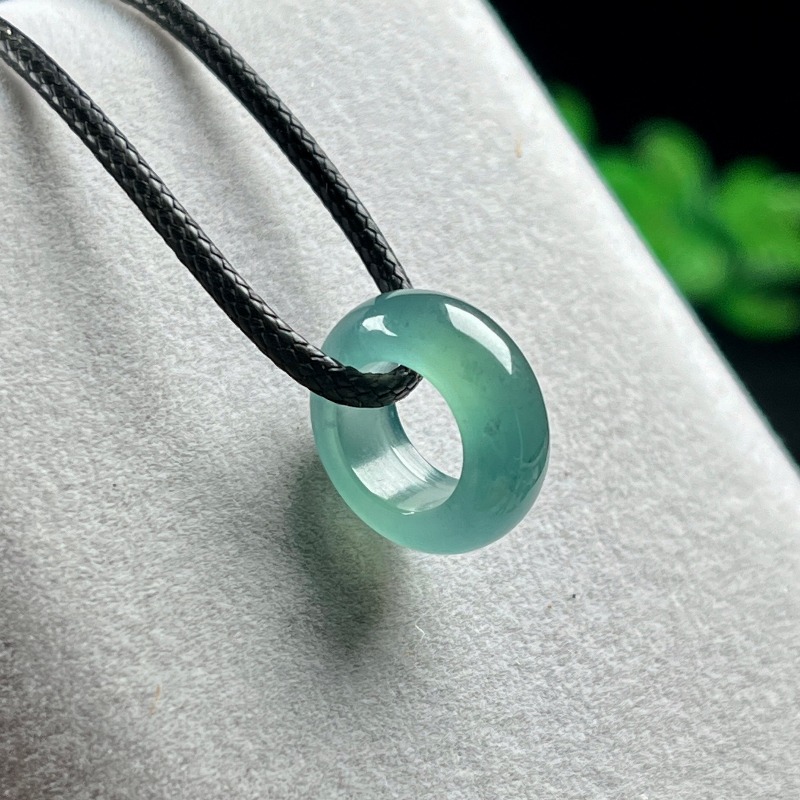 Jewelry & Watches Sp Zo O - Natural Emerald Blue Water Lucky Bead