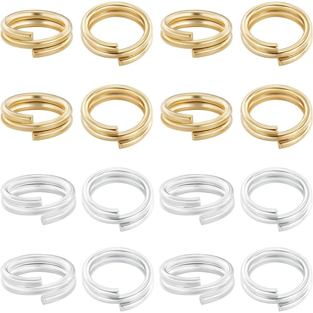 Gold Plated Ring - 1 Box 80Pcs Split Jump Ring