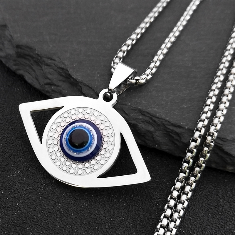 Jewelry & Watches Sp Zo O - Islam Hamsa Evil Blue Eye Necklace