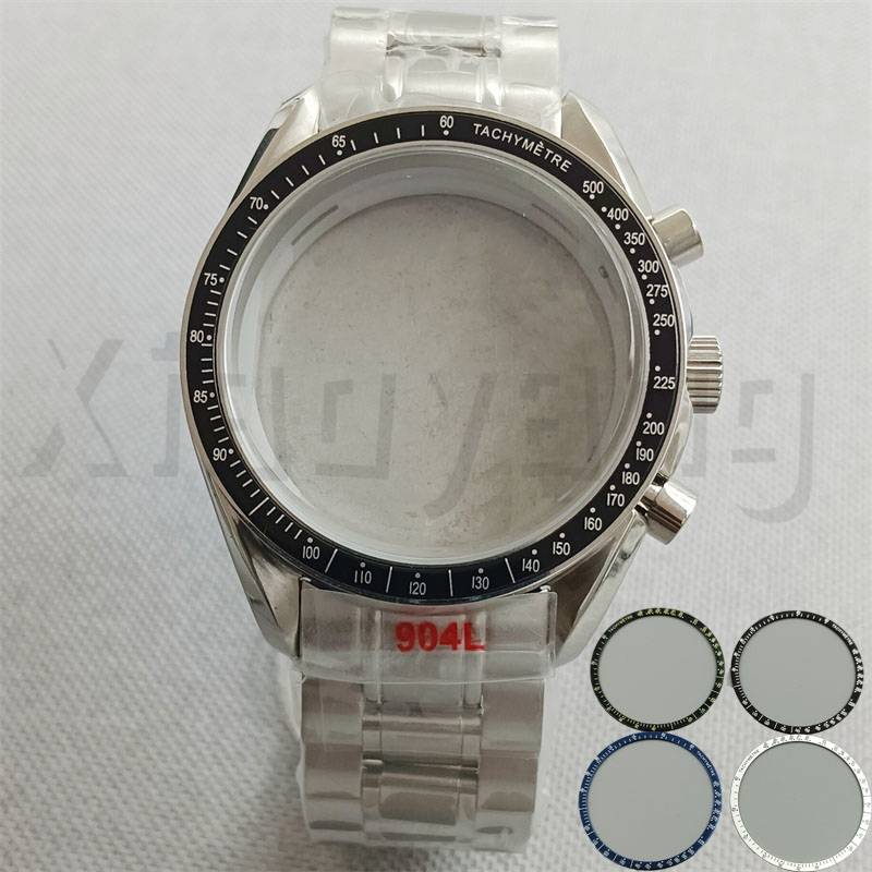 Jewelry Watches Silver - 40mm VK63 Silver Watch Case Blue
