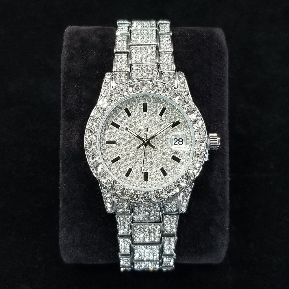 Elegant Diamond Watches Female - Jewelry Watches Silver ulasan dan harga