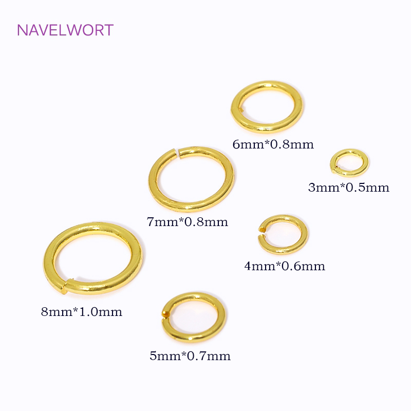 14K/18K Gold Plated Split Ring - Gold Plated Ring ulasan dan harga