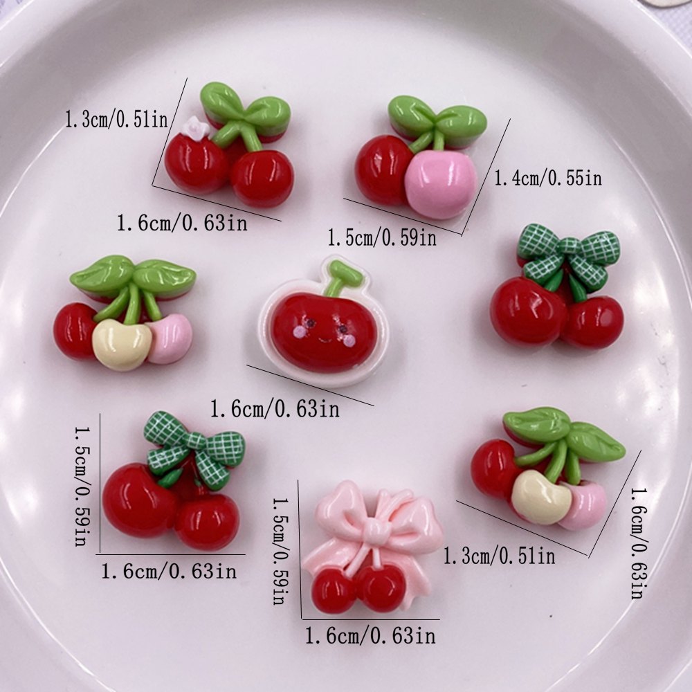 24pcs Colorful Kawaii Cartoon  - Paradise Jewelry & Watches Llc ulasan dan harga