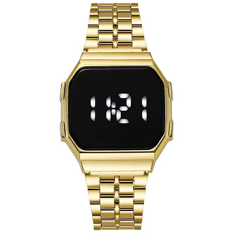 New Digital Display LED Touch  - Jewelry Watches Silver ulasan dan harga