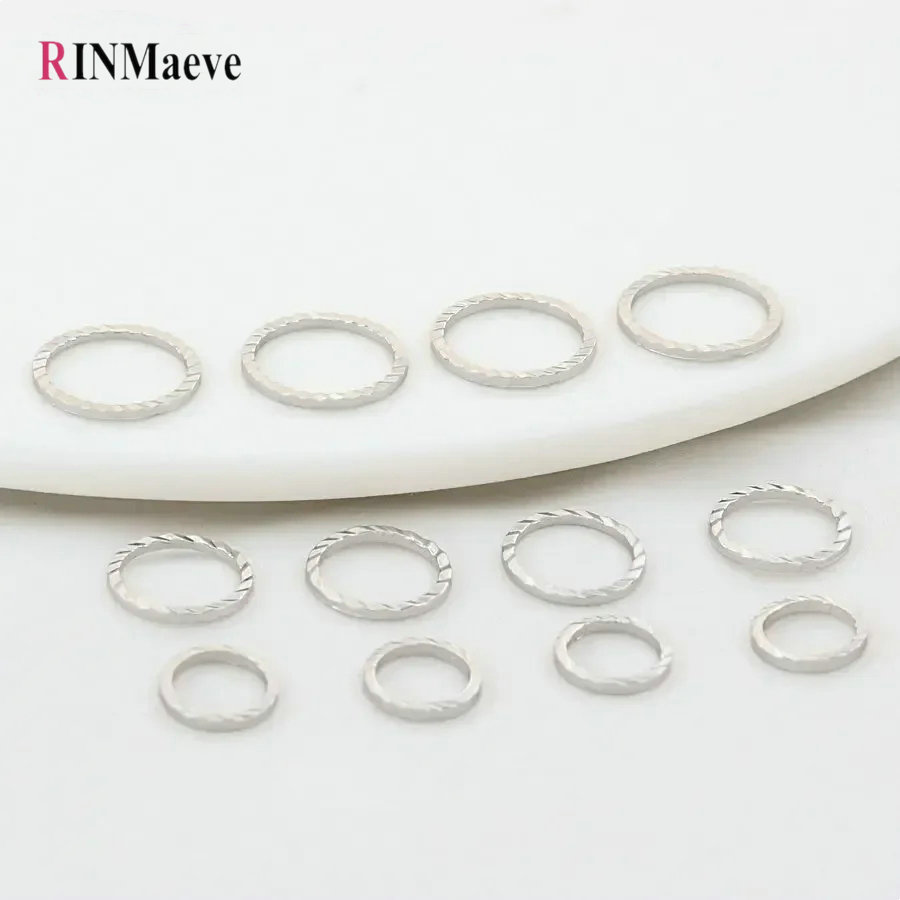 20PCS 10MM 12MM 18MM 14K Gold  - Gold Plated Ring ulasan dan harga