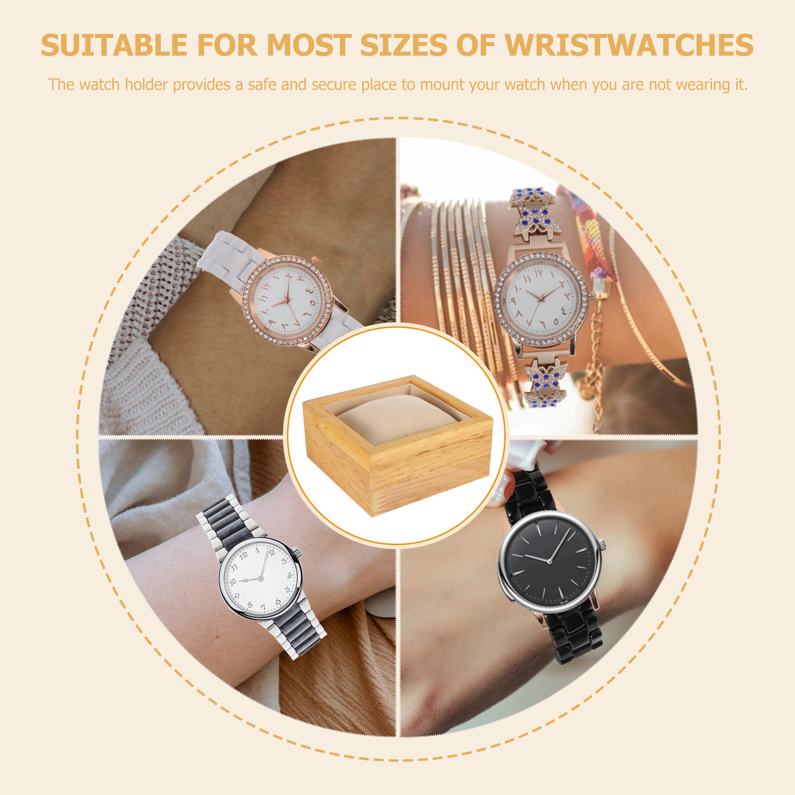 Single Watch Display Stand Pre - Watches Jewelry Holder ulasan dan harga