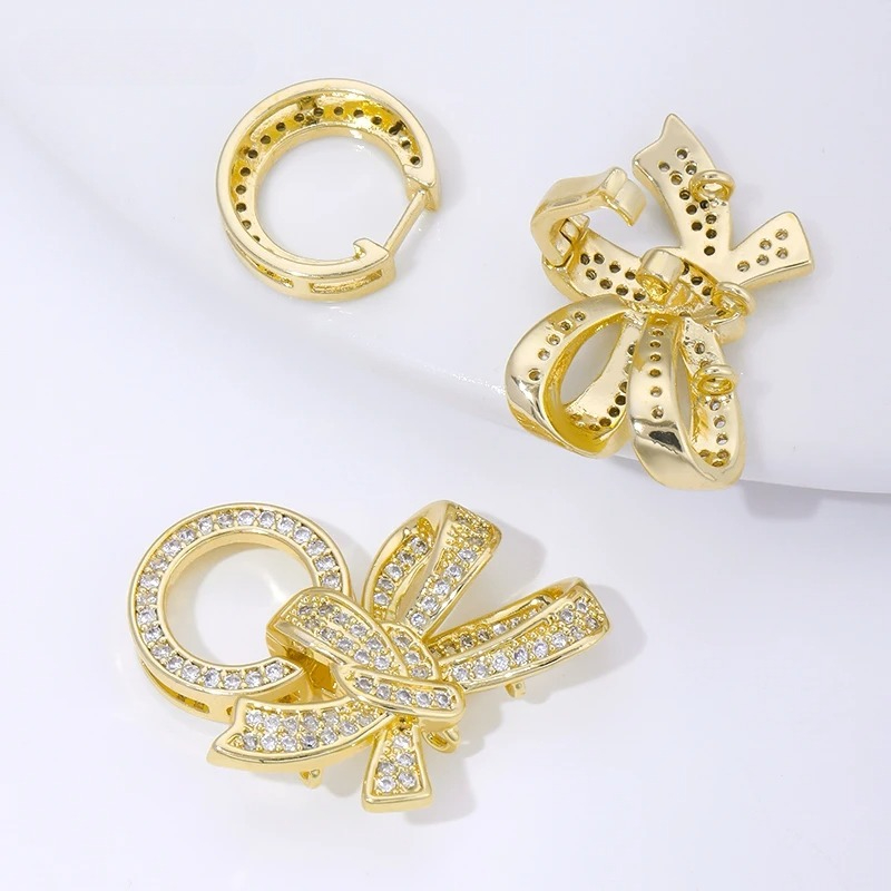 18K Gold Plated Pearl Clasps C - Gold Plated Ring ulasan dan harga