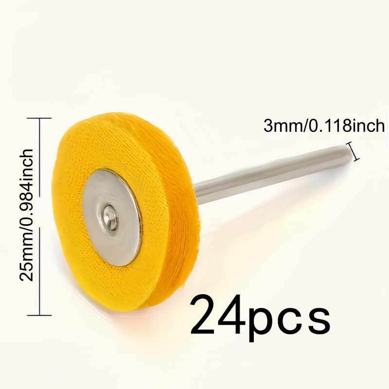 24Pcs 3mm Yellow Polishing Clo - Jewelry With Watches ulasan dan harga