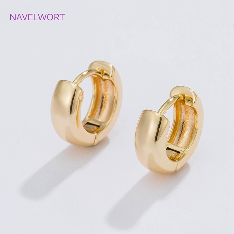6 Sizes Gold Plated Circle Hoo - Gold Plated Ring ulasan dan harga