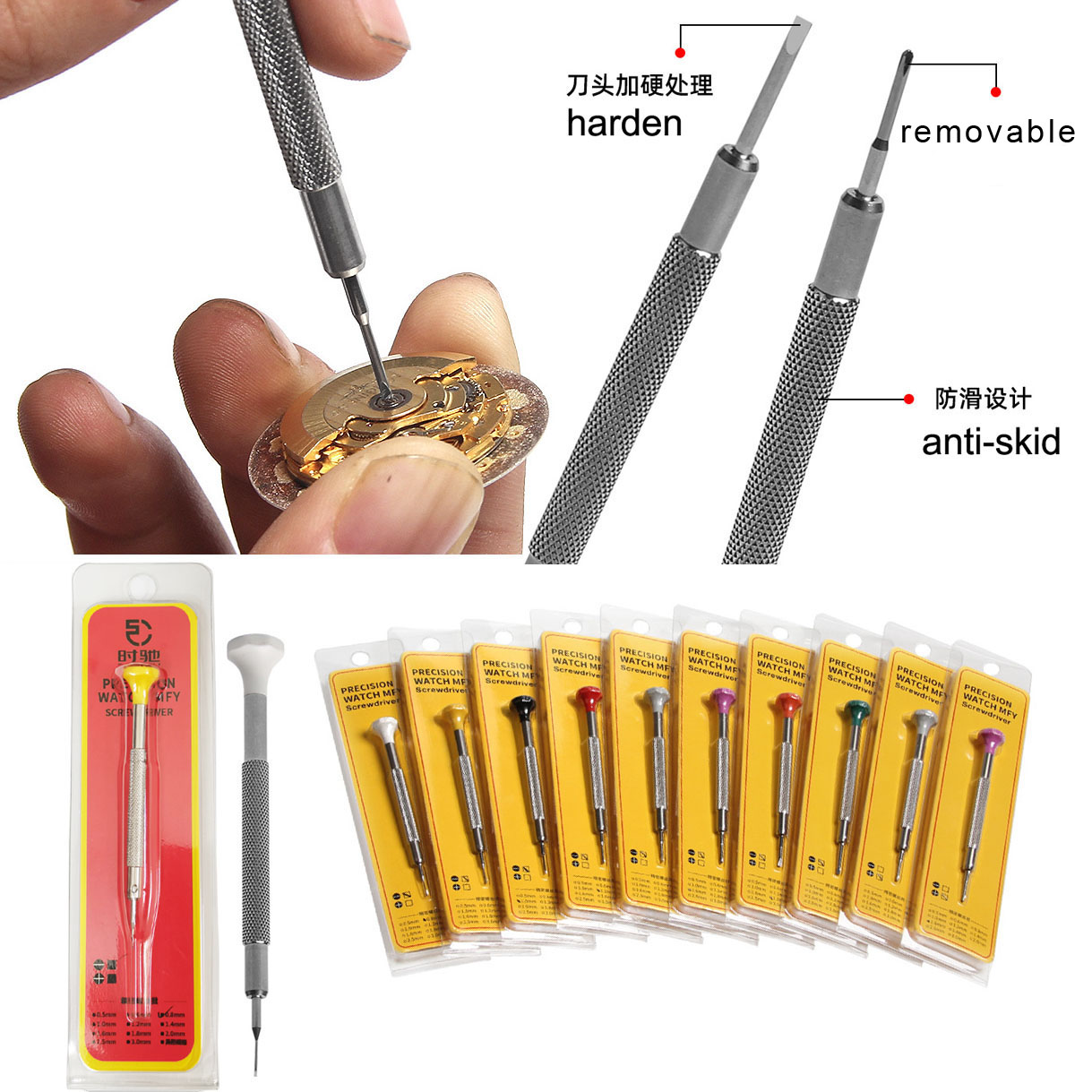 Stainless Steel Flat Cross Scr - Jewelry Watches Repair ulasan dan harga