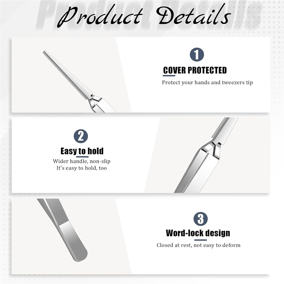Craft Tweezers, 6 Pieces Locki - Jewelry Watches Repair ulasan dan harga