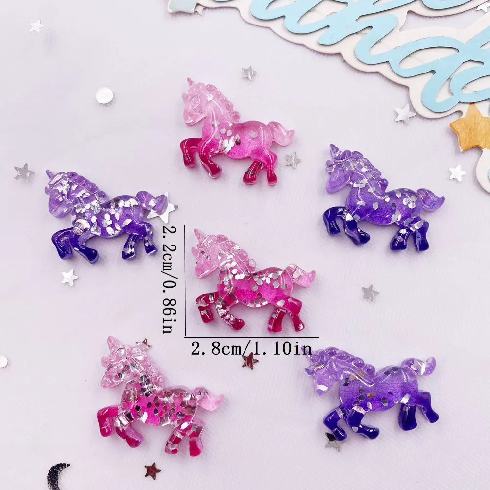 6PCS Colorful Resin Glitter 3D - Paradise Jewelry & Watches Llc ulasan dan harga