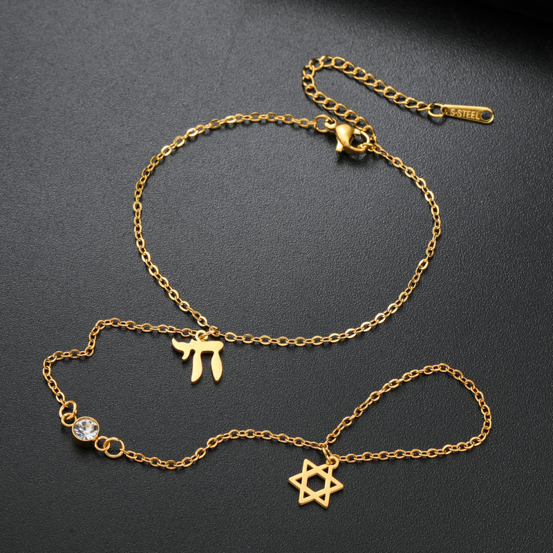 Jewish Star of David Hebrew Le - Jewelry & Watches Sp Zo O ulasan dan harga