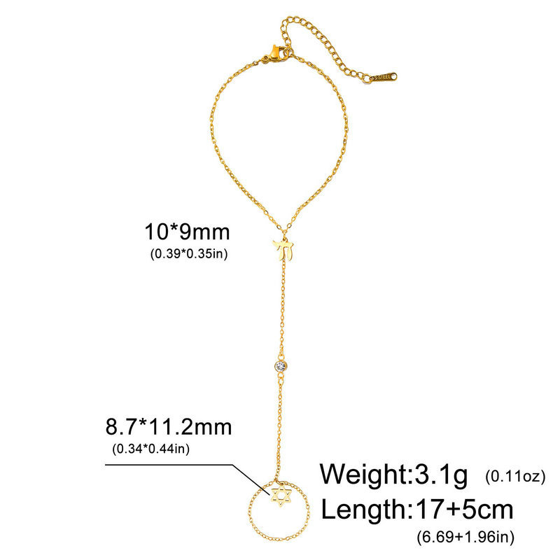 Jewish Star of David Hebrew Le - Jewelry & Watches Sp Zo O ulasan dan harga
