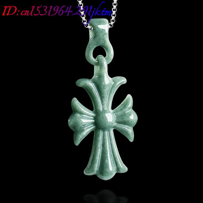Natural Burmese Jadeite Cross  - Jewelry & Watches Sp Zo O ulasan dan harga