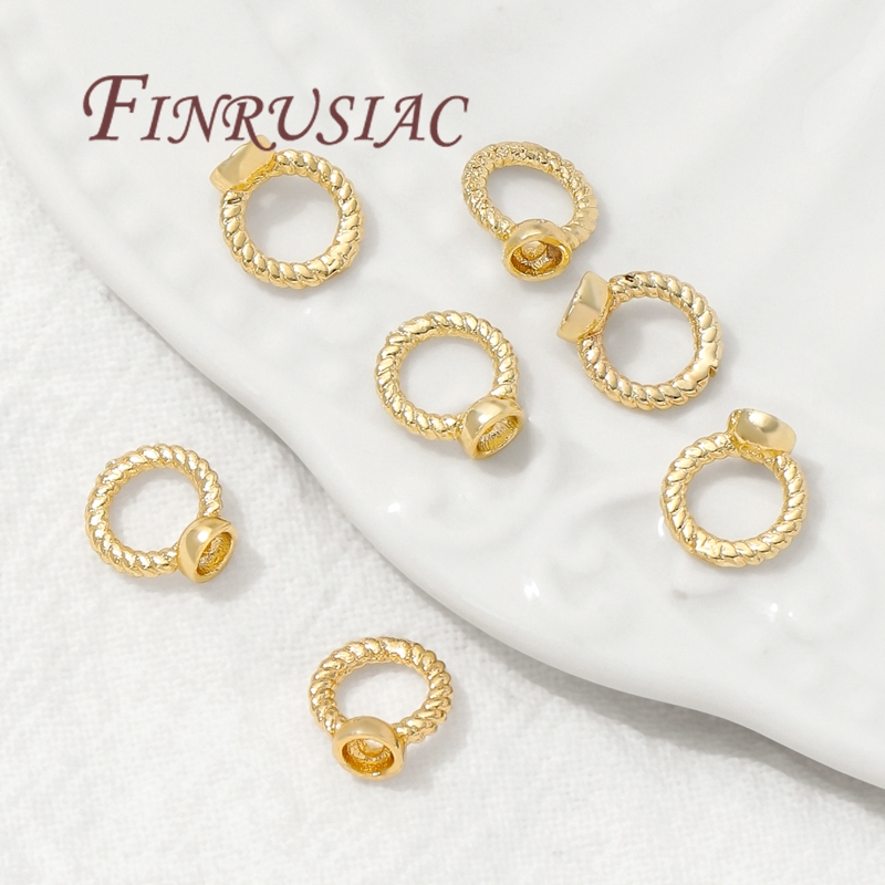 7.5mm End Connecting Ring 18K  - Gold Plated Ring ulasan dan harga