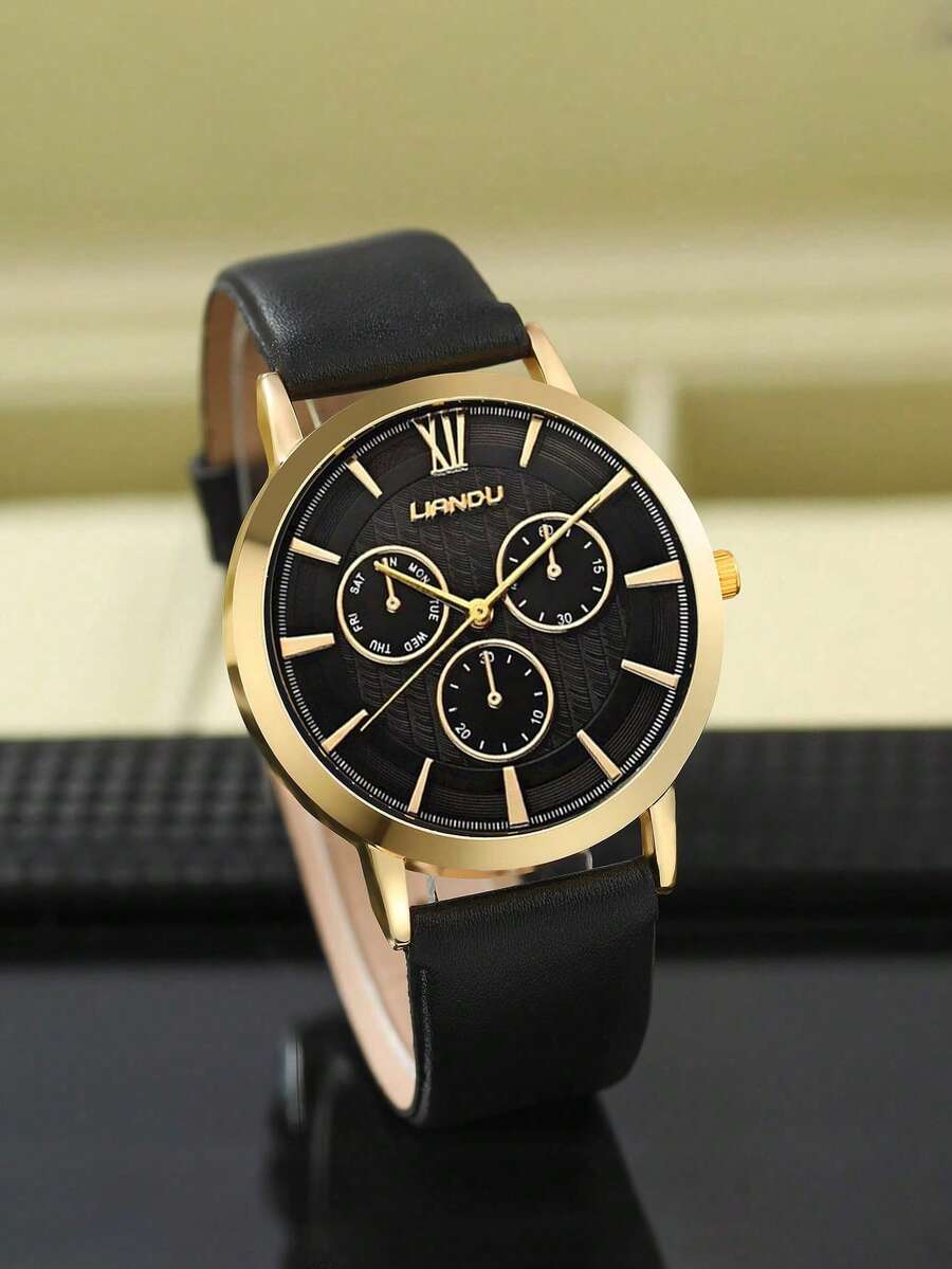 LIANDU LIANDU 1 Set Men's Fash - Jewelry With Watches ulasan dan harga