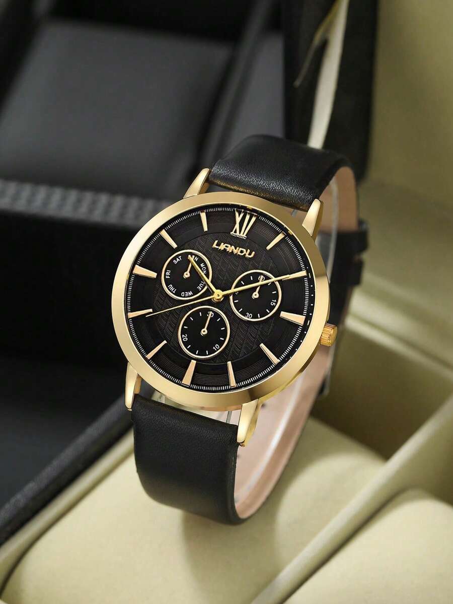 LIANDU LIANDU 1 Set Men's Fash - Jewelry With Watches ulasan dan harga