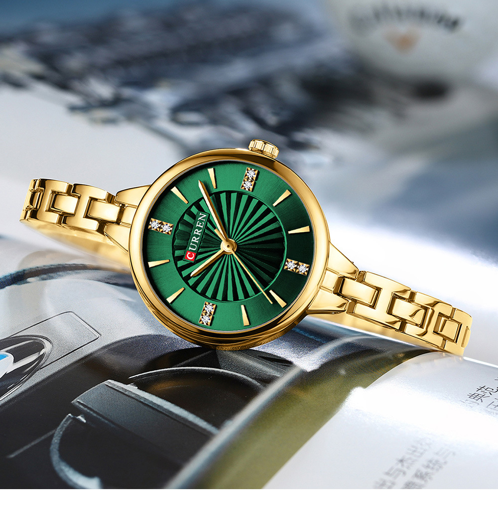 CURREN 9097 Top Brand Women's  - Jewelry Watches Silver ulasan dan harga