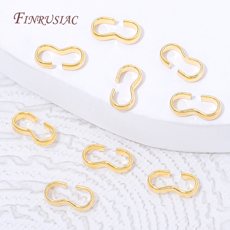 18K Gold Plated Open S Hook Cl - Gold Plated Ring ulasan dan harga