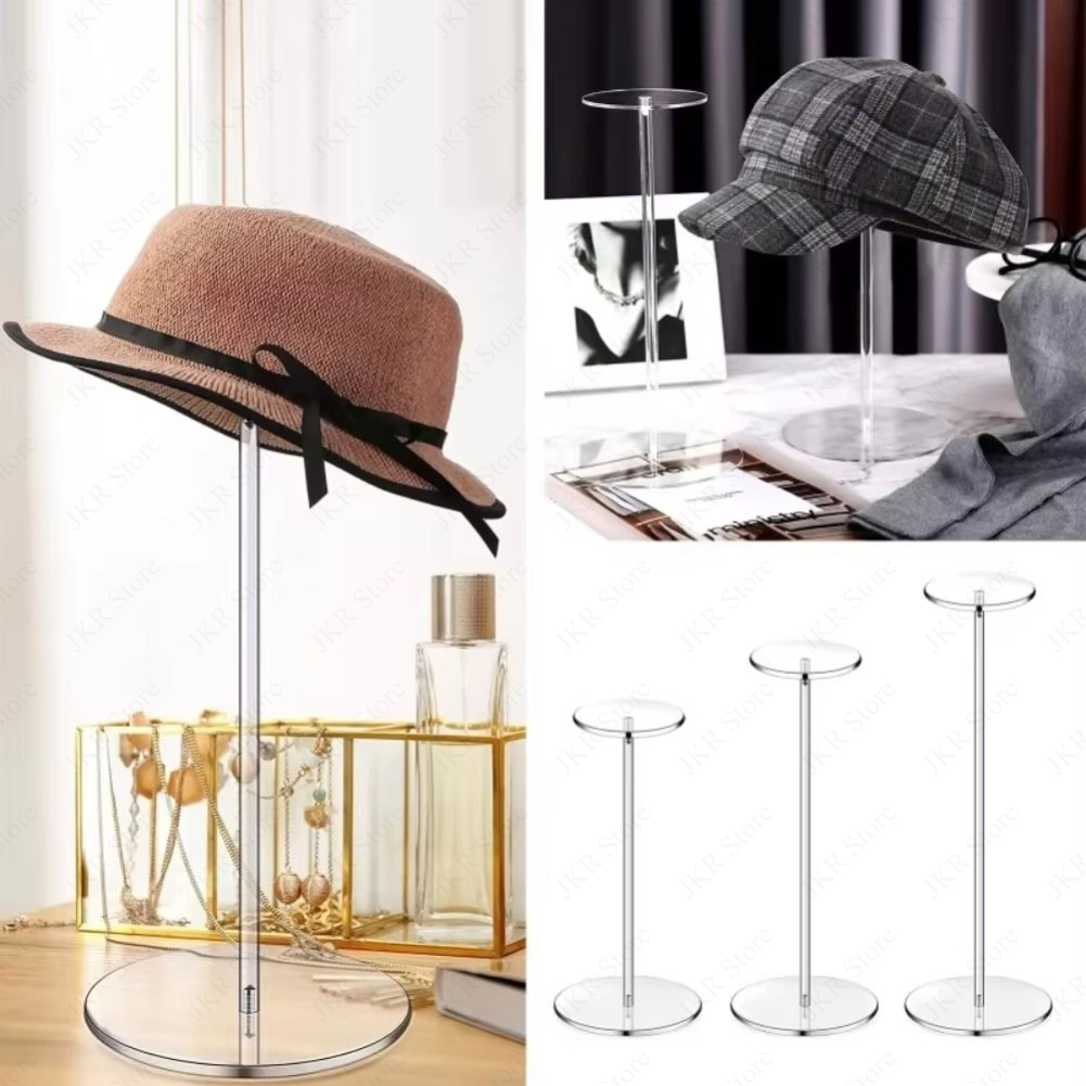 30CM Acrylic Cap Display Stand - Watches Jewelry Holder ulasan dan harga