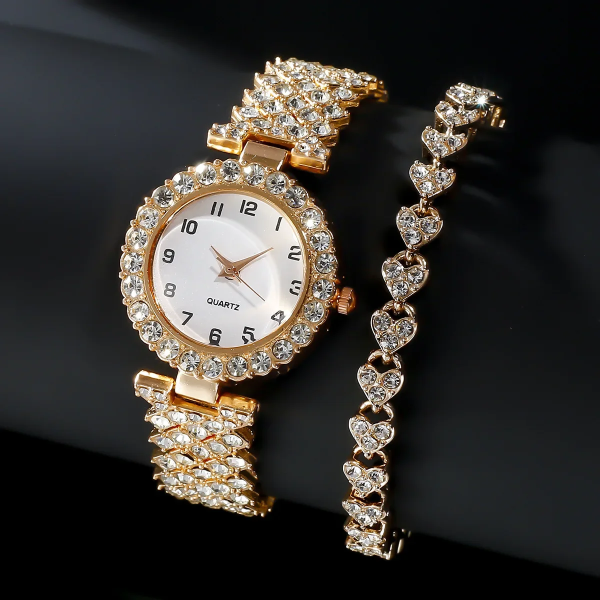 1pcs/2pcs Luxury Fashion Women - Jewelry Watches Silver ulasan dan harga