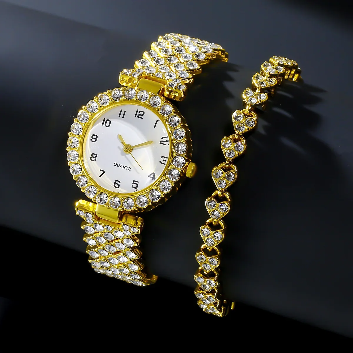 1pcs/2pcs Luxury Fashion Women - Jewelry Watches Silver ulasan dan harga