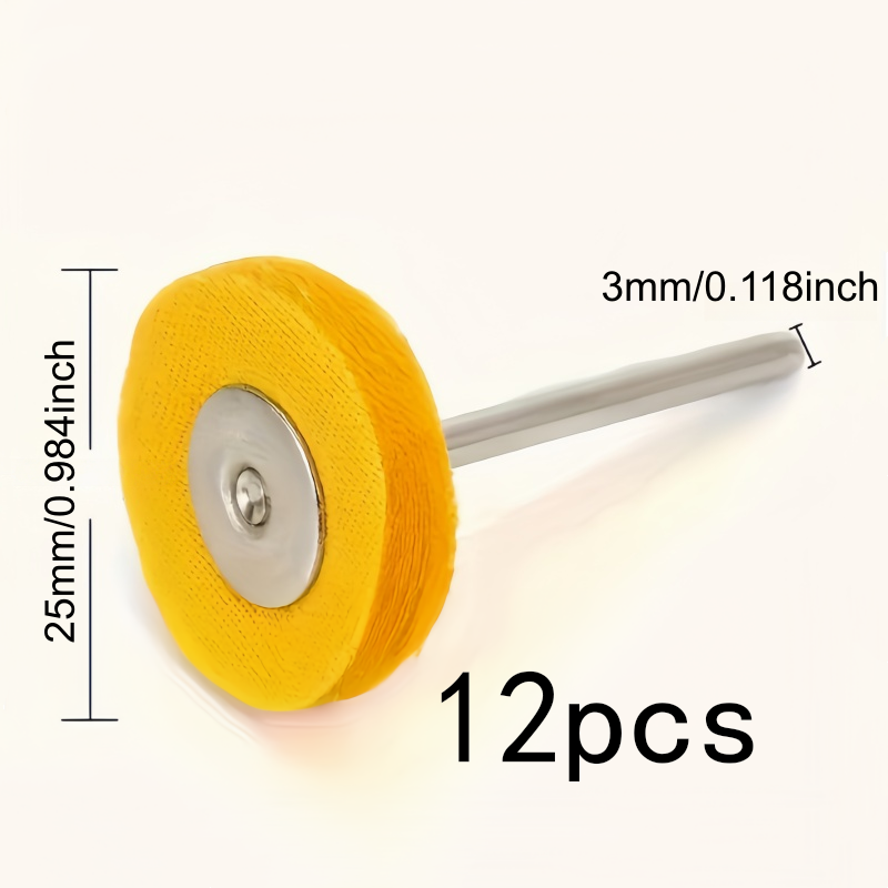 12Pcs 3mm Yellow Polishing Clo - Jewelry With Watches ulasan dan harga