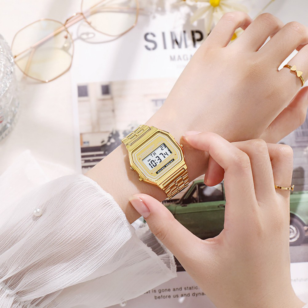 Elegant Digital Watch For Wome - Jewelry Watches Silver ulasan dan harga