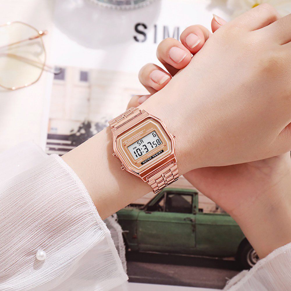 Elegant Digital Watch For Wome - Jewelry Watches Silver ulasan dan harga