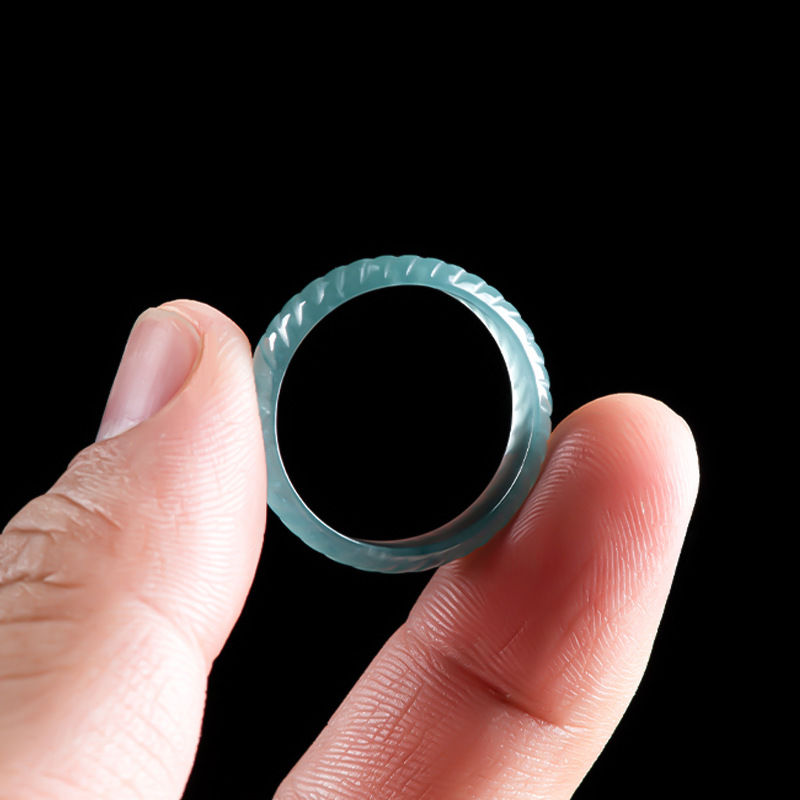 Blue Real Burmese Jadeite Ring - Jewelry & Watches Sp Zo O ulasan dan harga