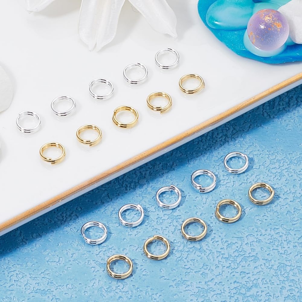 1 Box 80Pcs Split Jump Ring 24 - Gold Plated Ring ulasan dan harga