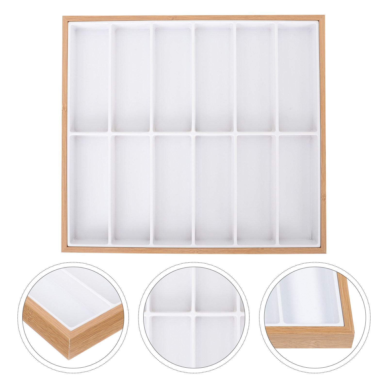 Glasses Display Tray 12-Grid W - Watches Jewelry Holder ulasan dan harga