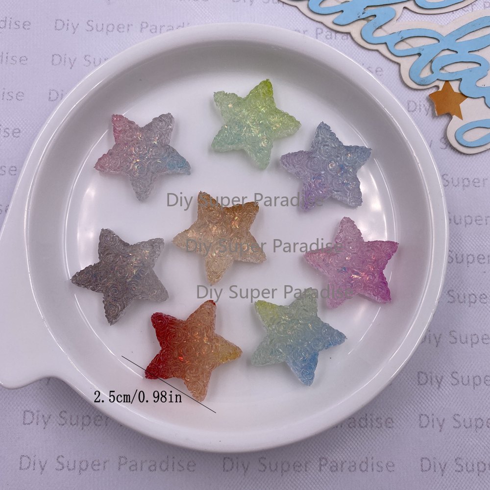 10PCS Resin Clear Candy Color  - Paradise Jewelry & Watches Llc ulasan dan harga