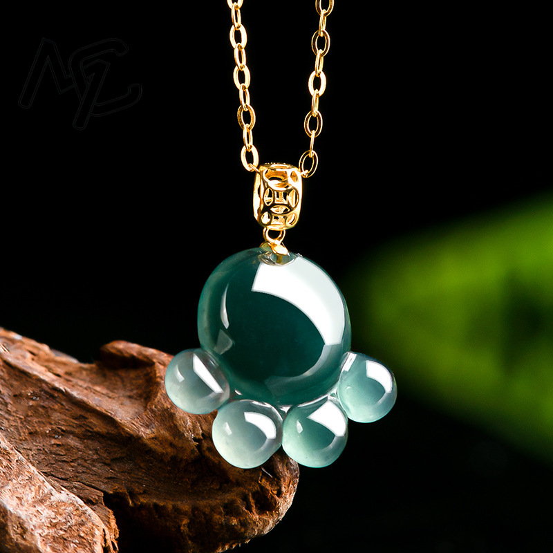 Natural Real Emerald Blue Wate - Jewelry & Watches Sp Zo O ulasan dan harga
