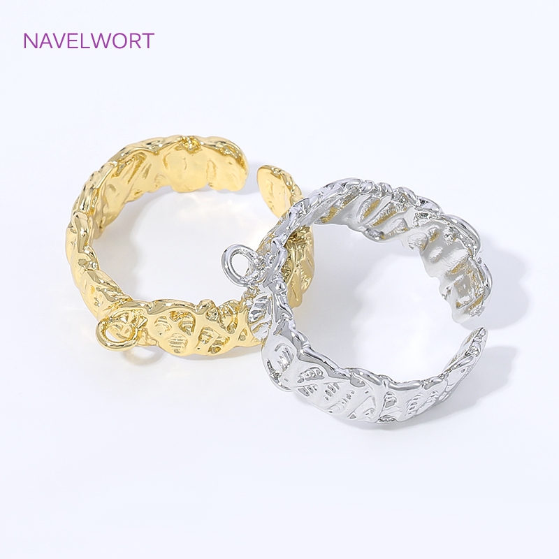 18K Gold Plated Brass Stripe O - Gold Plated Ring ulasan dan harga