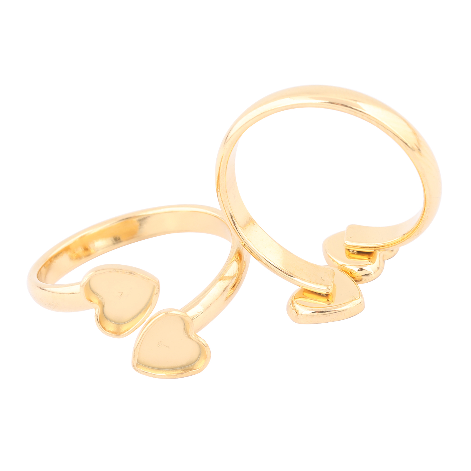 10pcs Stainless Steel Gold Pla - Gold Plated Ring ulasan dan harga