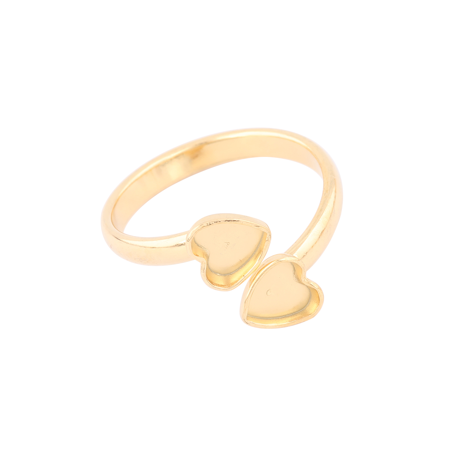 10pcs Stainless Steel Gold Pla - Gold Plated Ring ulasan dan harga