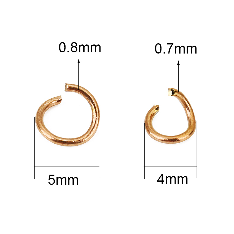 100pcs Rose Gold Plated Stainl - Gold Plated Ring ulasan dan harga