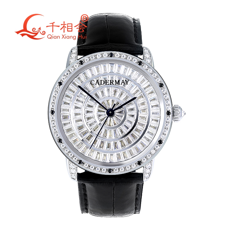 Full Moissanite baguette Wrist - Vvs Jewelry Watches ulasan dan harga