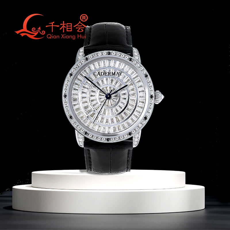 Full Moissanite baguette Wrist - Vvs Jewelry Watches ulasan dan harga