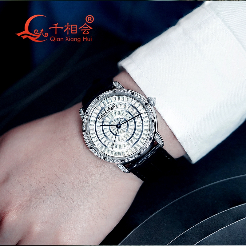 Full Moissanite baguette Wrist - Vvs Jewelry Watches ulasan dan harga