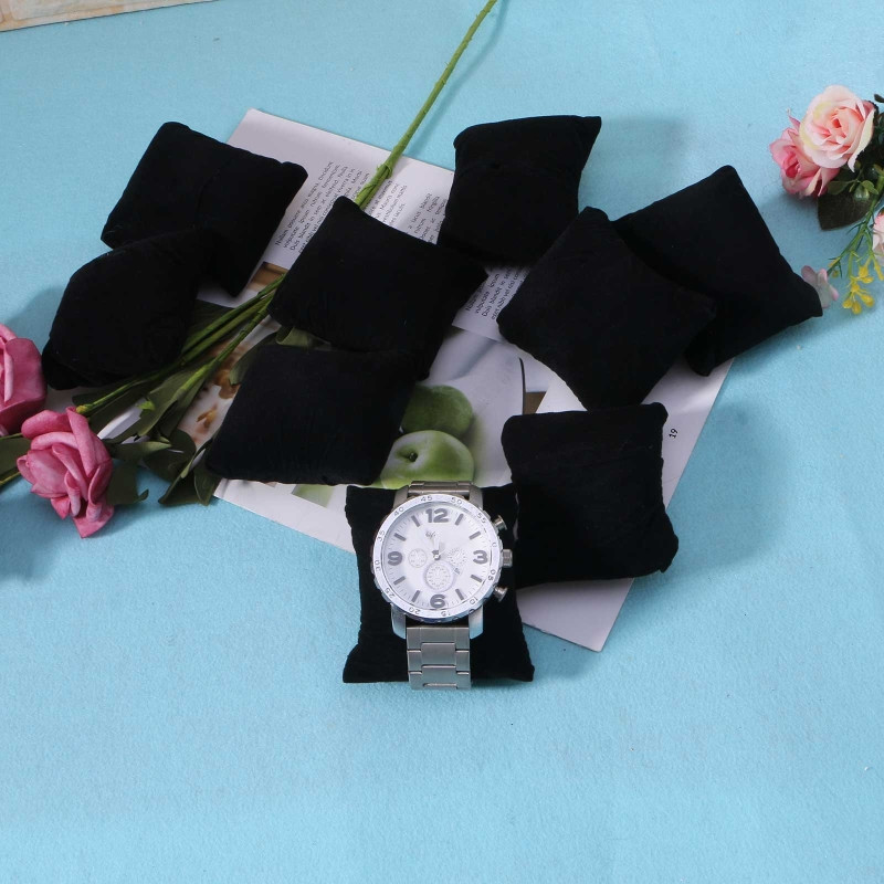 10Pcs/Set Velvet Bracelet Watc - Watches Jewelry Holder ulasan dan harga