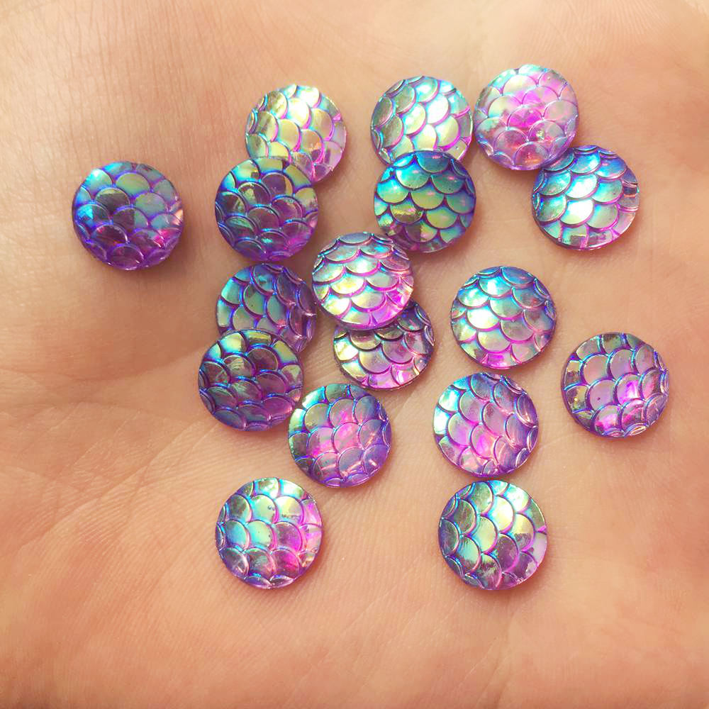 Shiny 100Pcs AB Resin 10mm Rou - Paradise Jewelry & Watches Llc ulasan dan harga